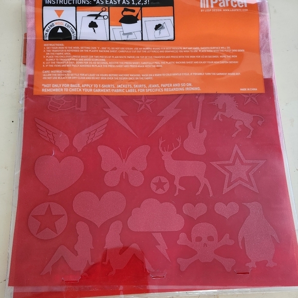 Iron Decals Pink Canvas Bag - Picture 2 of 6